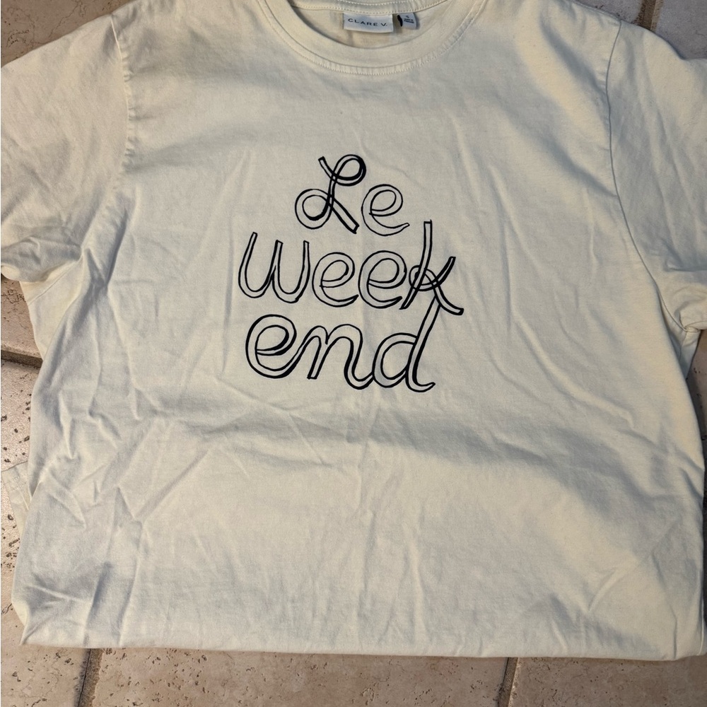 Clare V Le Weekend Graphic T Evereve